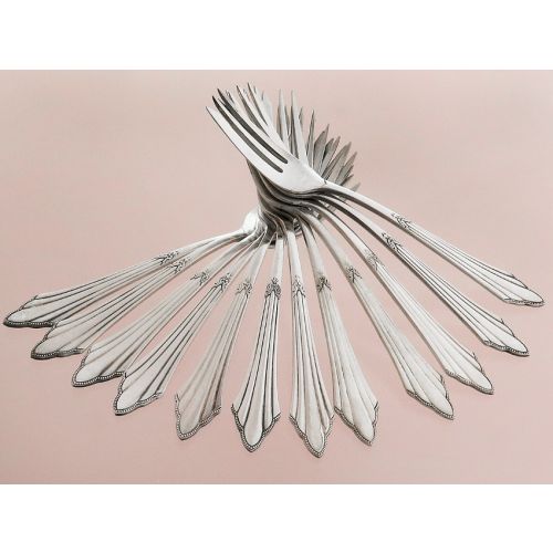 Kuchengabeln WMF Modell 900 Versilbert