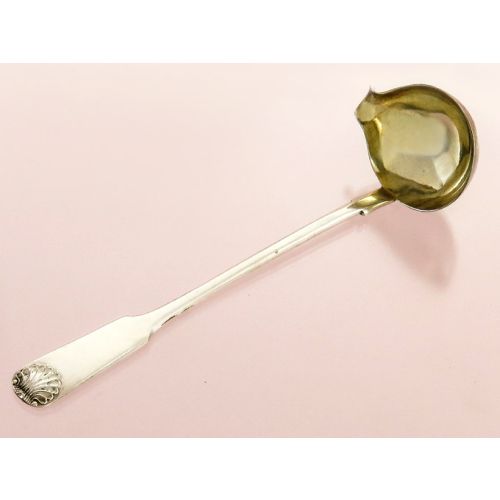 Saucenkelle Kopenhagen 1919 800er Silber Vergoldet