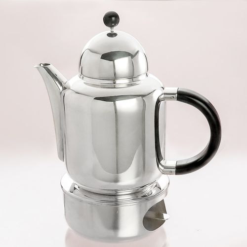 Wilkens Silhouette Kaffeekanne auf Stövchen Rechaud 925er Silber