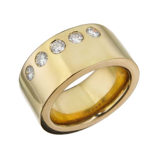 Ring Brillanten 750er Gelbgold