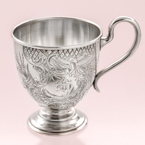 Becher Tasse Russland 875er Silber um 1900
