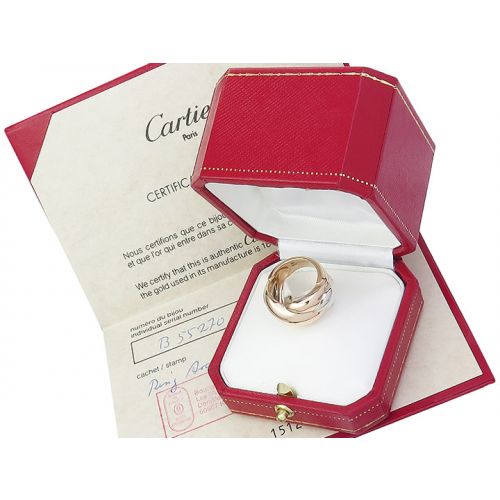 Cartier Ring ARABESQUE 750er Rosegold Weissgold Box Zertifikat