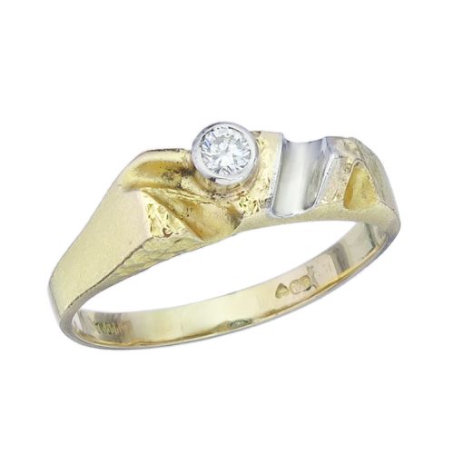 Lapponia Ring Brillant 750er Gelbgold  