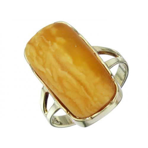 Ring Bernstein Butterscotch 585er Gelbgold